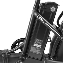 Charger l&#39;image dans la galerie, Vélo électrique SAMEBIKE C05 Pro, moteur 500 W, batterie 36 V 13 Ah, pneus 20 x 4 pouces, vitesse maximale 35 km/h, autonomie maximale 70 km, freins à disque mécaniques, Shimano 7 vitesses