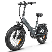 Charger l&#39;image dans la galerie, Vélo électrique pliable SAMEBIKE LOTDM200-II, moteur 750 W, batterie amovible 48 V 13 Ah, gros pneu 20 x 4,0 pouces, vitesse maximale 40 km/h, autonomie 80 km, système de suspension double, freins à disque mécaniques