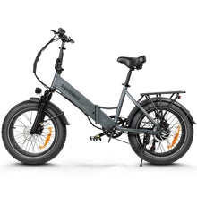 Charger l&#39;image dans la galerie, Vélo électrique pliable SAMEBIKE LOTDM200-II, moteur 750 W, batterie amovible 48 V 13 Ah, gros pneu 20 x 4,0 pouces, vitesse maximale 40 km/h, autonomie 80 km, système de suspension double, freins à disque mécaniques