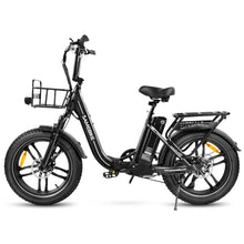 Charger l&#39;image dans la galerie, Vélo électrique SAMEBIKE C05 Pro, moteur 500 W, batterie 36 V 13 Ah, pneus 20 x 4 pouces, vitesse maximale 35 km/h, autonomie maximale 70 km, freins à disque mécaniques, Shimano 7 vitesses