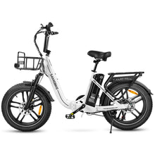 Charger l&#39;image dans la galerie, Vélo électrique SAMEBIKE C05 Pro, moteur 500 W, batterie 36 V 13 Ah, pneus 20 x 4 pouces, vitesse maximale 35 km/h, autonomie maximale 70 km, freins à disque mécaniques, Shimano 7 vitesses