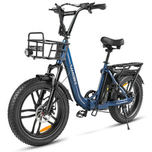 Charger l&#39;image dans la galerie, Vélo électrique SAMEBIKE C05 Pro, moteur 500 W, batterie 36 V 13 Ah, pneus 20 x 4 pouces, vitesse maximale 35 km/h, autonomie maximale 70 km, freins à disque mécaniques, Shimano 7 vitesses