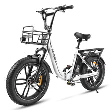 Charger l&#39;image dans la galerie, Vélo électrique SAMEBIKE C05 Pro, moteur 500 W, batterie 36 V 13 Ah, pneus 20 x 4 pouces, vitesse maximale 35 km/h, autonomie maximale 70 km, freins à disque mécaniques, Shimano 7 vitesses