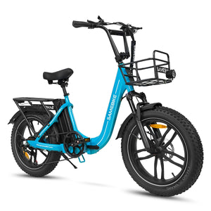 Vélo électrique SAMEBIKE C05 Pro, moteur 500 W, batterie 36 V 13 Ah, pneus 20 x 4 pouces, vitesse maximale 35 km/h, autonomie maximale 70 km, freins à disque mécaniques, Shimano 7 vitesses