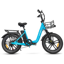 Charger l&#39;image dans la galerie, Vélo électrique SAMEBIKE C05 Pro, moteur 500 W, batterie 36 V 13 Ah, pneus 20 x 4 pouces, vitesse maximale 35 km/h, autonomie maximale 70 km, freins à disque mécaniques, Shimano 7 vitesses