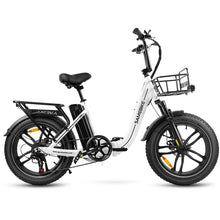 Charger l&#39;image dans la galerie, Vélo électrique SAMEBIKE C05 Pro, moteur 500 W, batterie 36 V 13 Ah, pneus 20 x 4 pouces, vitesse maximale 35 km/h, autonomie maximale 70 km, freins à disque mécaniques, Shimano 7 vitesses