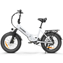 Charger l&#39;image dans la galerie, Vélo électrique pliable SAMEBIKE LOTDM200-II, moteur 750 W, batterie amovible 48 V 13 Ah, gros pneu 20 x 4,0 pouces, vitesse maximale 40 km/h, autonomie 80 km, système de suspension double, freins à disque mécaniques