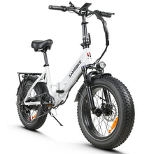 Charger l&#39;image dans la galerie, Vélo électrique pliable SAMEBIKE LOTDM200-II, moteur 750 W, batterie amovible 48 V 13 Ah, gros pneu 20 x 4,0 pouces, vitesse maximale 40 km/h, autonomie 80 km, système de suspension double, freins à disque mécaniques